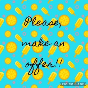 Feel free to make an offer!